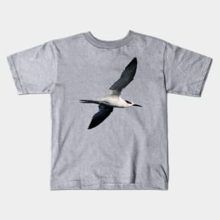 Sandwich Tern Seagull Bird In Flight Cut Out Kids T-Shirt